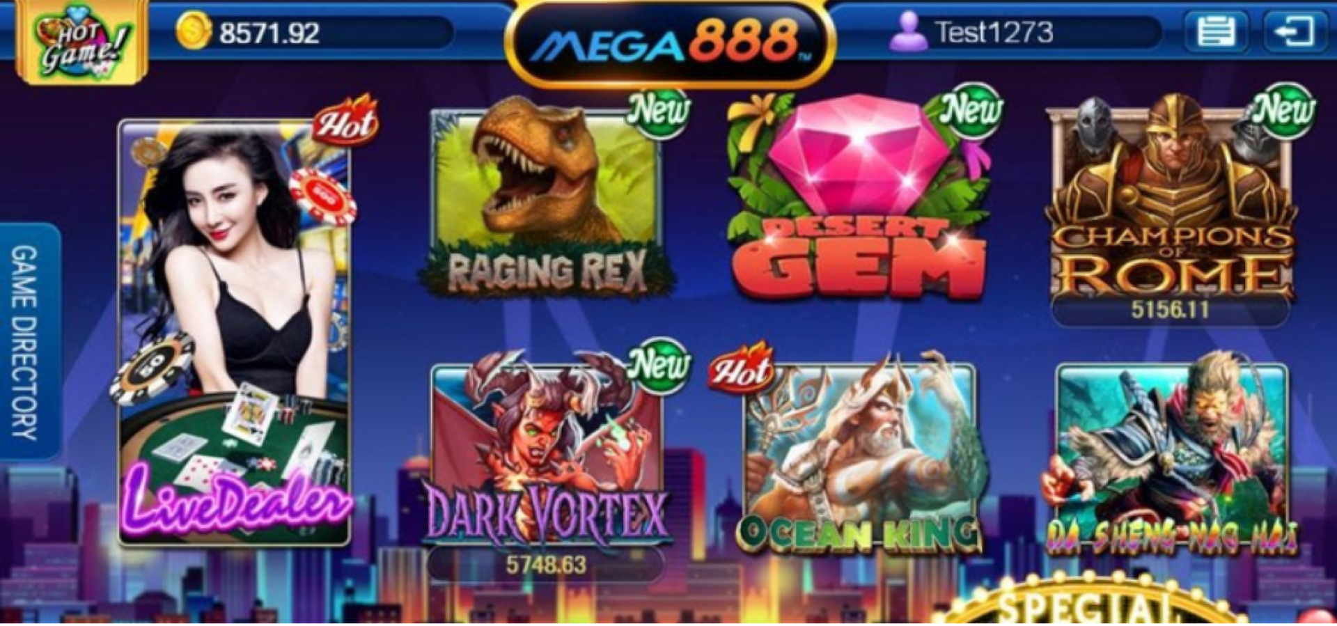 Mega888 Bonus Features